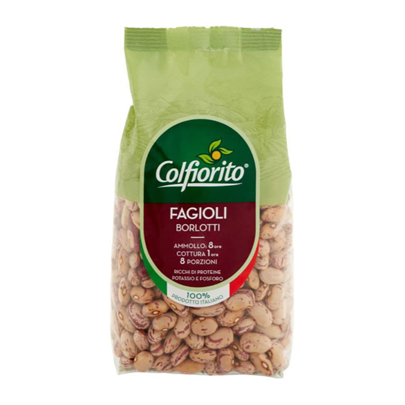 000136 -- 000 (1413) Fagioli Borlotti Gr. 500 "La valletta" - immagine 1