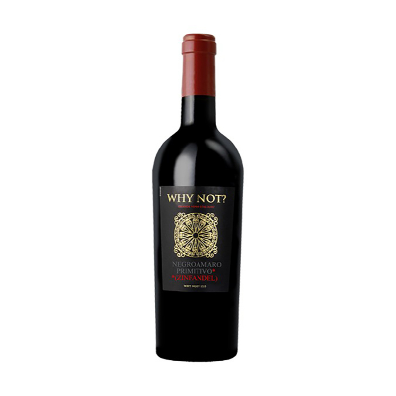 000304 -- 000 (1581) Why Not Zinfaldel (negroamaro Primitivo Igp) 2020 Conte Campiano 75 Cl. - immagine 1