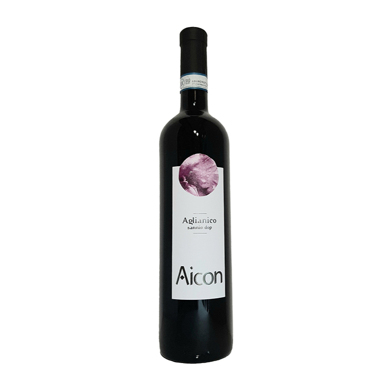 000446 -- 000 (1723) Aglianico Sannio Doc 2021 Aicon La Guardiense 75 Cl. - immagine 1