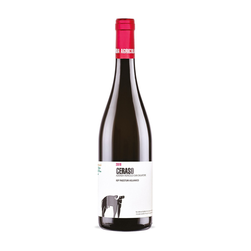 000527 -- 000 (1804) Ceraso Igp Paestum Aglianico 2021 San Salvatore 75 Cl. - immagine 1