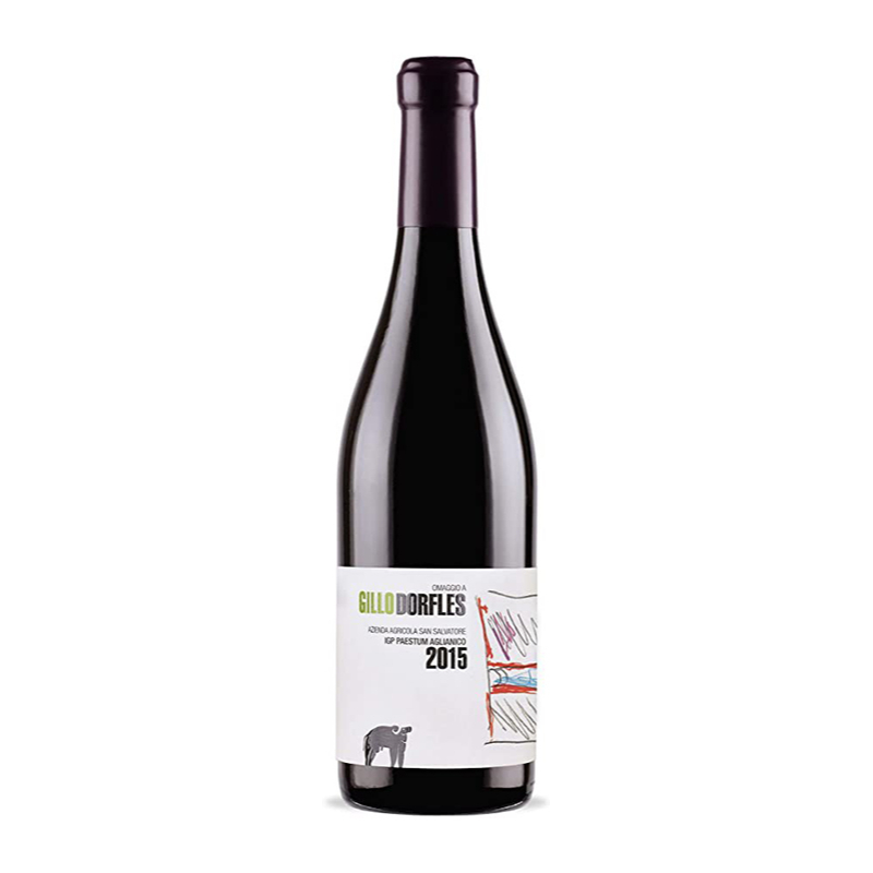 000533 -- 000 (1810) Gillo Dorfles Igp Paestum Aglianico 2016 San Salvatore 75 Cl. - immagine 1
