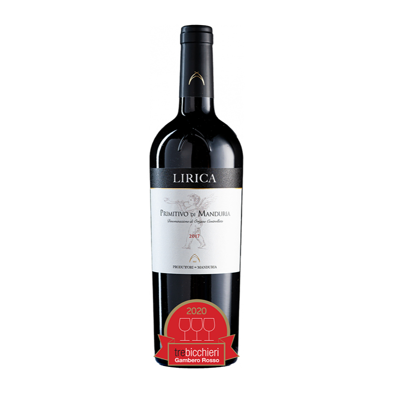 000545 -- 000 (1822) Lirica Primitivo Di Manduria 2020 Doc Consorzio Produttori Manduria 75 Cl. - immagine 1