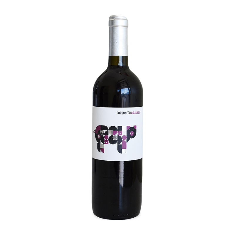 000557 -- 000 (1834) Porconero Aglianico Campania 2021 Igp San Salvatore 75 Cl. - immagine 1